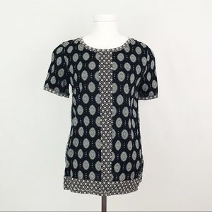 J. Crew Bohemian Print Top | Size S